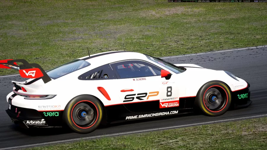 Porsche Cup SimRacing carrera Virtual Racing Girona