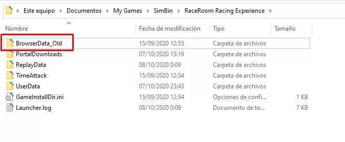 Solución error 310 y 503 RaceRoom Experience