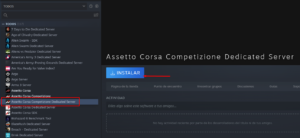 dedicate server acc steam