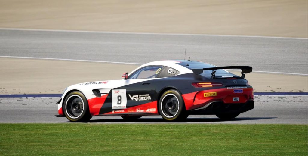 Vuelta referencia circuito red bull ring con el mercedes amg gt4 en assetto corsa competizione