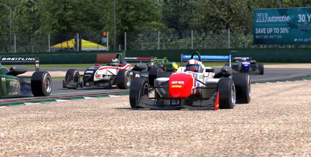 Salida a la graba de beto rivera vuelta 1 imola liga raceroom ronda 6