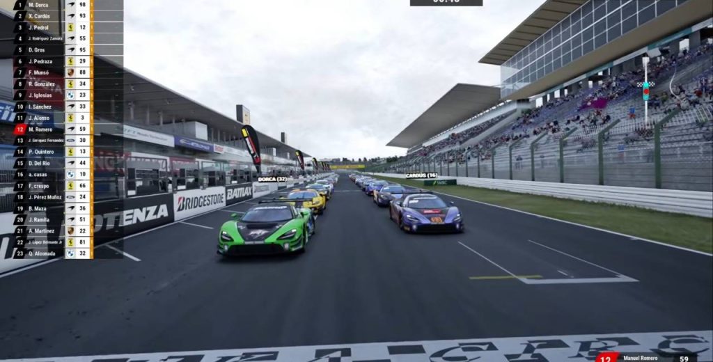 campeonato assetto corsa competizione parrilla de salida en suzuka lidera marc dorka