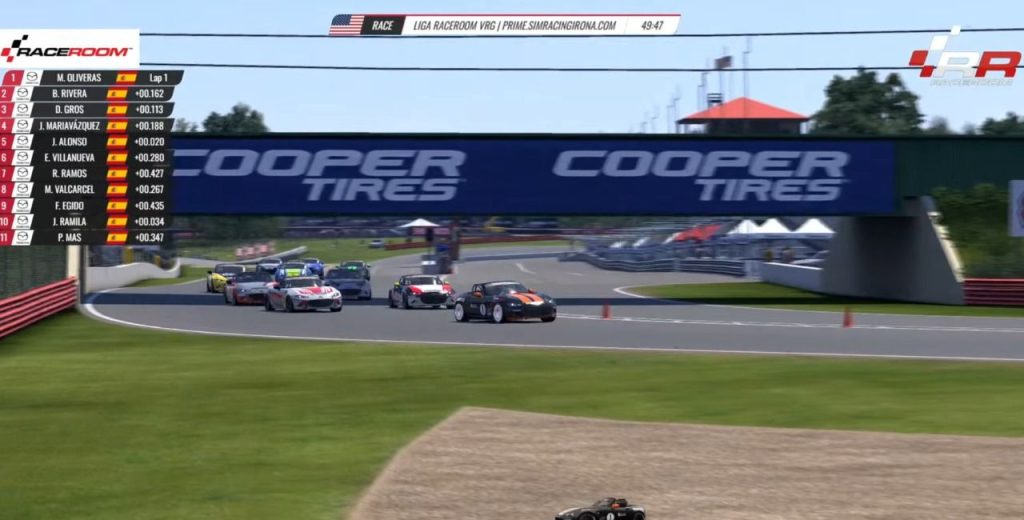 Salida copa mazda mx5 mid ohio marc oliveras liderando los primeros metros