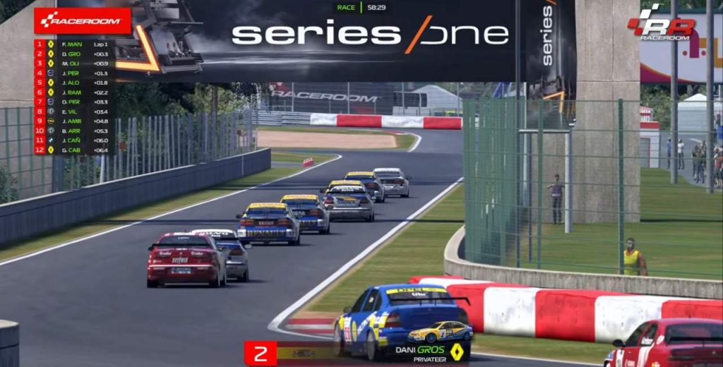 liga super turismos raceroom virtual racing girona