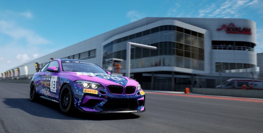 jesus iglesias ganador de la ronda 3 en kyalami en la copa bmw m2 assetto corsa competizione en virtual racing girona
